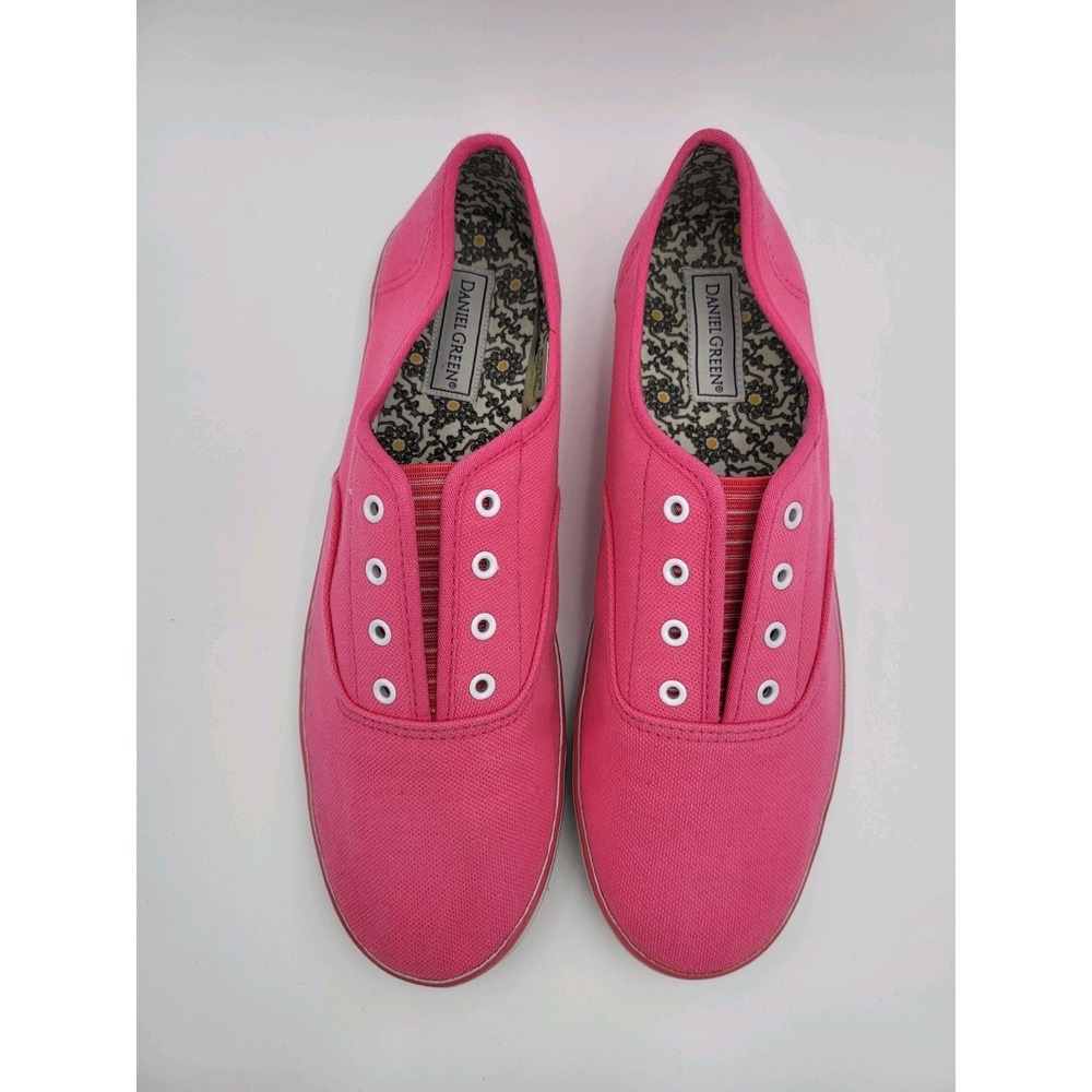 Daniel Green Women's Pink Casual Low top Sneaker Slip on‎ Size 11 N
